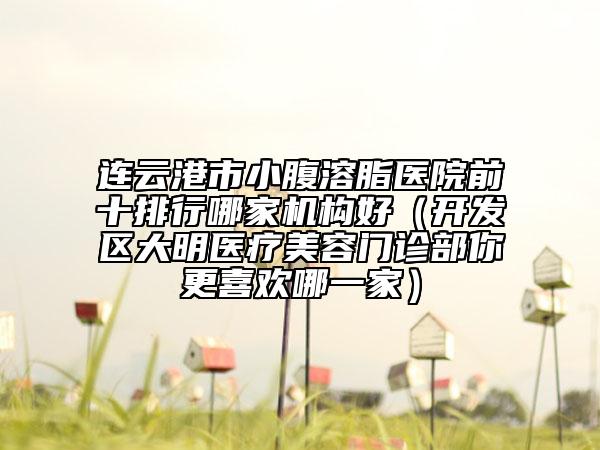連云港市小腹溶脂醫(yī)院前十排行哪家機構(gòu)好（開發(fā)區(qū)大明醫(yī)療美容門診部你更喜歡哪一家）
