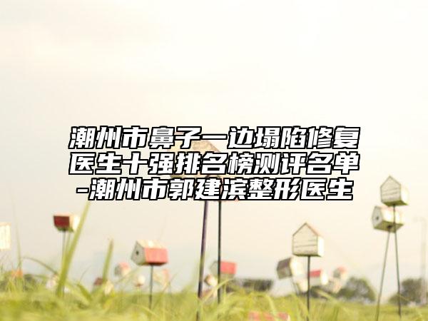 潮州市鼻子一邊塌陷修復(fù)醫(yī)生十強(qiáng)排名榜測(cè)評(píng)名單-潮州市郭建濱整形醫(yī)生
