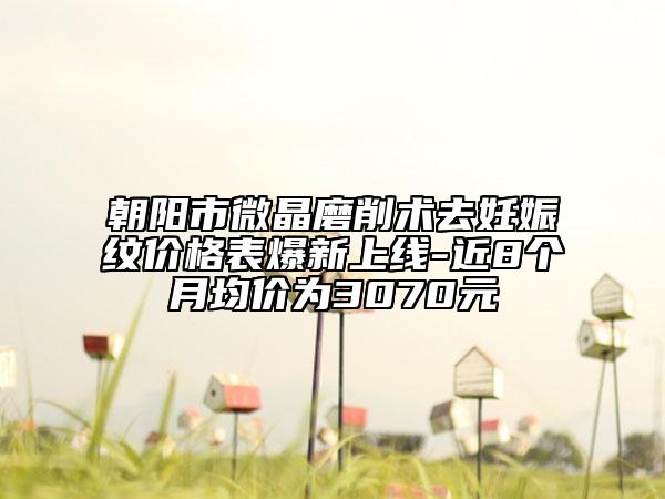 朝陽市微晶磨削術去妊娠紋價格表爆新上線-近8個月均價為3070元