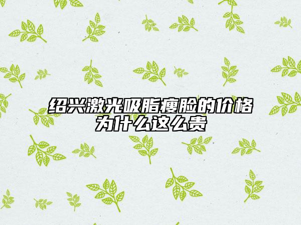 紹興激光吸脂瘦臉的價(jià)格為什么這么貴