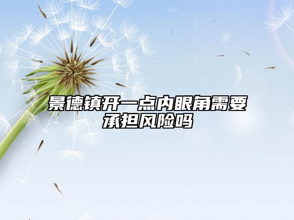 景德鎮(zhèn)開(kāi)一點(diǎn)內(nèi)眼角需要承擔(dān)風(fēng)險(xiǎn)嗎