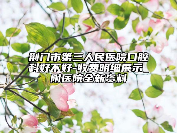 荊門市第三人民醫(yī)院口腔科好不好-收費(fèi)明細(xì)展示_附醫(yī)院全新資料