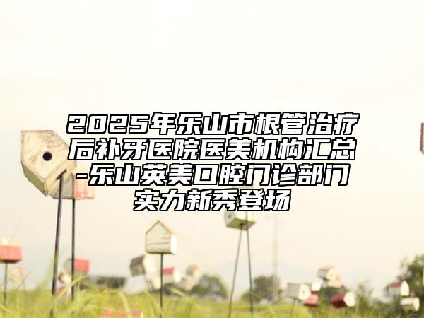 2025年樂(lè)山市根管治療后補(bǔ)牙醫(yī)院醫(yī)美機(jī)構(gòu)匯總-樂(lè)山英美口腔門診部門實(shí)力新秀登場(chǎng)
