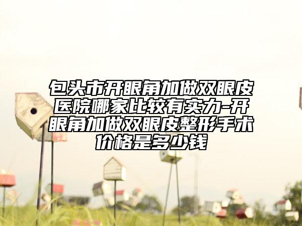 包頭市開(kāi)眼角加做雙眼皮醫(yī)院哪家比較有實(shí)力-開(kāi)眼角加做雙眼皮整形手術(shù)價(jià)格是多少錢