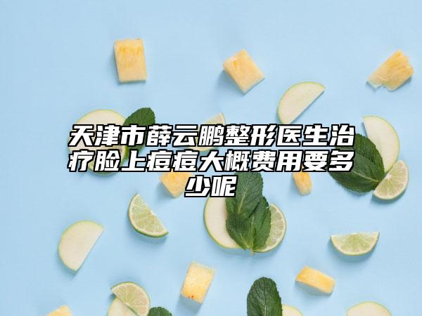 天津市薛云鵬整形醫(yī)生治療臉上痘痘大概費用要多少呢