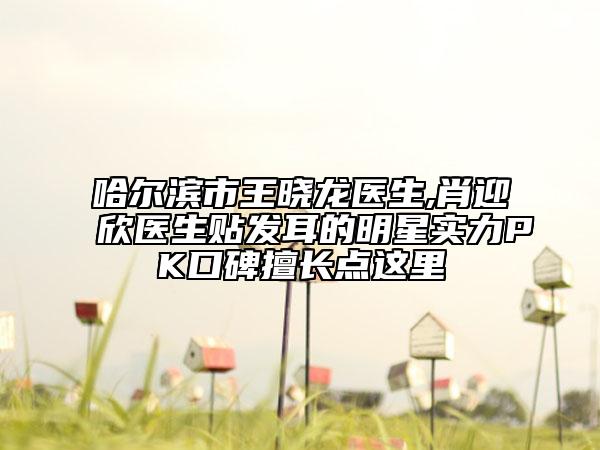 哈爾濱市王曉龍醫(yī)生,肖迎欣醫(yī)生貼發(fā)耳的明星實(shí)力PK口碑擅長(zhǎng)點(diǎn)這里